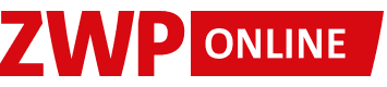 Rot-weißes Logo mit dem Text ZWP ONLINE auf rechteckigem rotem Hintergrund, das einen Einblick in die Welt von ZWP bietet und in der Rubrik „Über uns“ eine Einführung in unser Schaffen gibt.